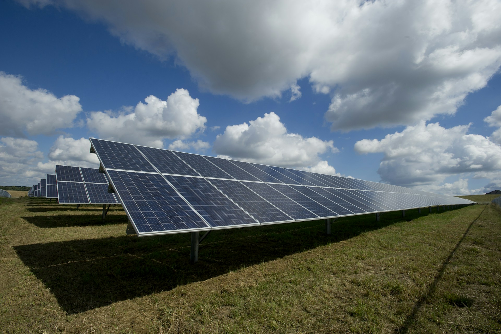 Painéis solares para produção de energia
